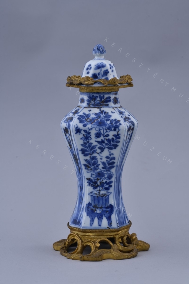 Mounted Chinese Porcelain Vase and Cover