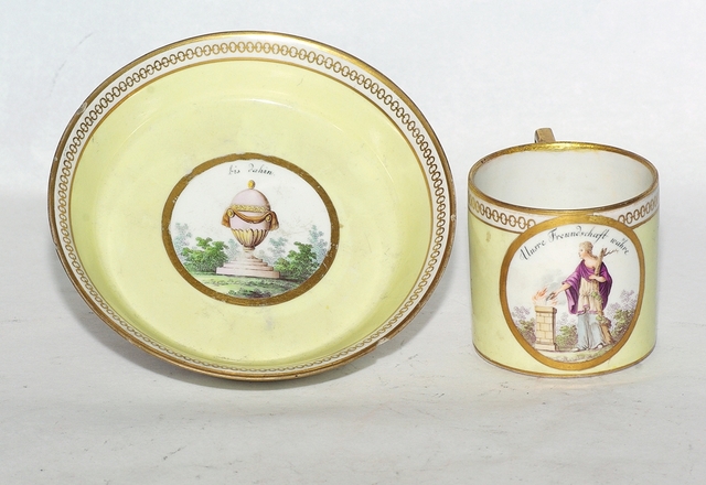 Cup with saucer