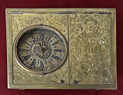 Table clock with alarm
