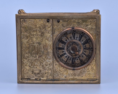 Table clock with alarm