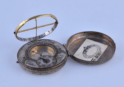 Portable Sundial with Compass
