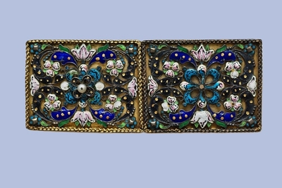 Belt buckles pair 
