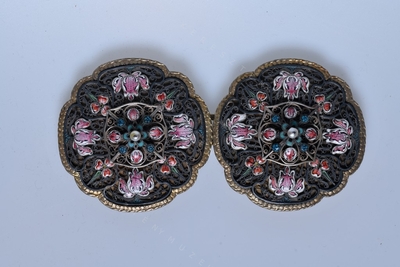 Belt buckles pair 