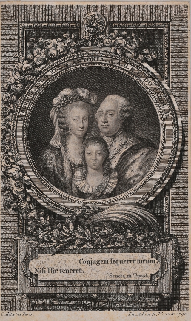 XVI. Lajos király; Marie Antoinette; Lajos Károly