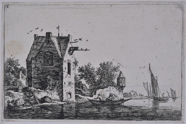 Őrtorony a fal tetején