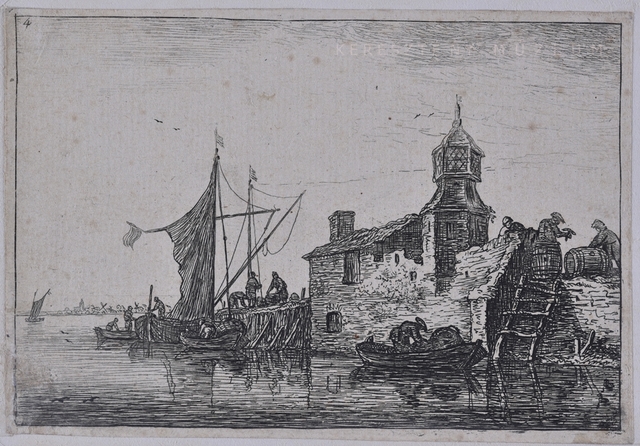 A vízbe vezető létra