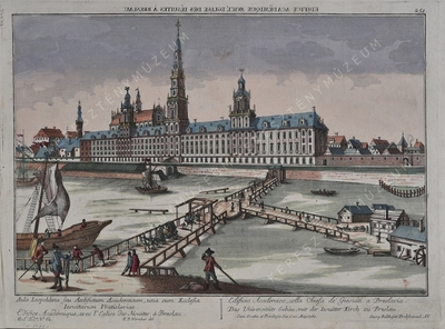 A wroclawi egyetem épülete a jez...