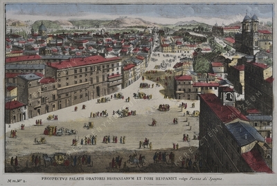 A Piazza di Spagna Rómában