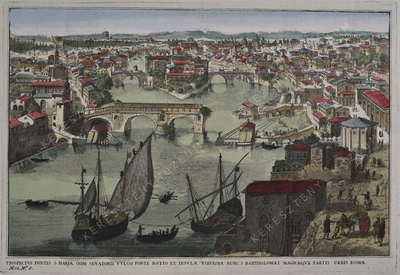 A Ponte Rotto és a Tiberis-sziget