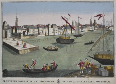 A régi rotterdami kikötő