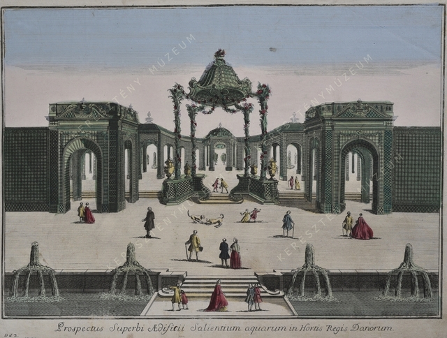 A Frederiksborg parkjának vízesése