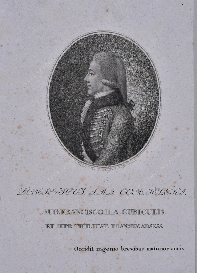 Ifjú gróf Teleki Domokos