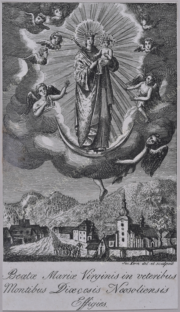 A zólyom-óhegyi Boldogasszony képe